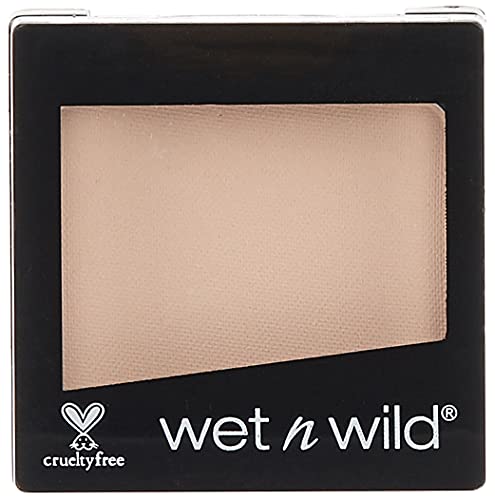 Wet n Wild - Color Icon Eyeshadow Single - Sombra de Ojos Profesional Hiperpigmentada, Fórmula de Larga Duración, Colores Intensos - Vegan - Color Rosa Polvo