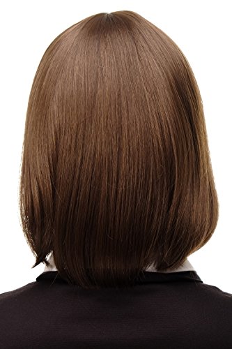 WIG ME UP- peluca de mujer wig Paje Bob pelo liso castaño dorado medio corte tipo Bob 25 cm 7803-10