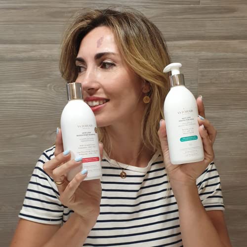 Wiohair Champú y Mascarilla Anticaída 300ml | Previene la caída y Regula la grasa | Cabello limpio, con volumen y brillante | Sin Siliconas y Parabenos | Para Hombres y Mujeres