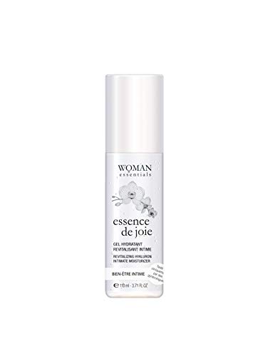 WOMAN ESSENTIALS - ESSENCE DE JOIE - 100ml - Gel de Rejuvenecimiento Vulvar con Ácido Hilaurónico, Probióticos e Ingredientes Antiedad - 100% Natural - Restaura la Flora Íntima - Ideal Menopausia. (110ML)