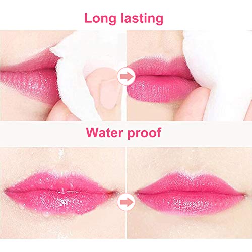 Xiangmall 6 Piezas Labial Flor Cambio de Color Lapiz Labial Transparente Magico Labial Hidratante Brillo Regalo para Mamá Niña (6 Piezas)