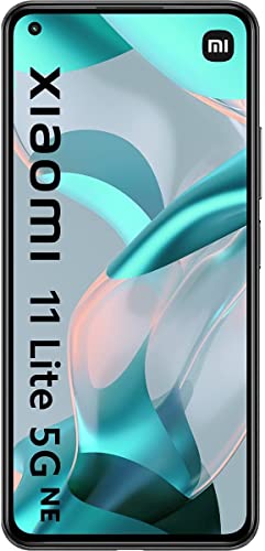 Xiaomi 11 Lite 5G NE - Smartphone con Pantalla de 6,55” DotDisplay AMOLED FHD+ de 90 Hz, 8+128GB, Qualcomm Snapdragon 778G, Triple cámara de 64MP+8MP+5MP, Bat 4250mAh, Negro trufa (Versión ES/PT)