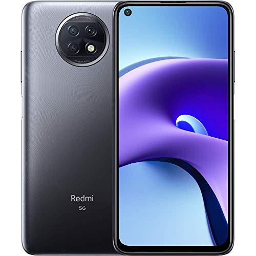 Xiaomi Redmi Note 9T 5G (Smartphone 4GB+128GB, FHD+ de 6.53" DotDisplay, Cámara triple 48 MP, Media Tek Dimensity 800U, Dual Speakers, 5000mAh, 18W de Carga rápida), Negro