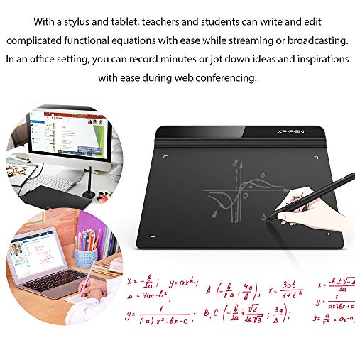 XP-Pen G640 Tableta Gráfica de Dibujo 6 x 4 Pulgadas para Juego OSU, Tableta Digital con lápiz sin Batería Compatible conWindows 10/8/7, Mac 10.10 y Superior