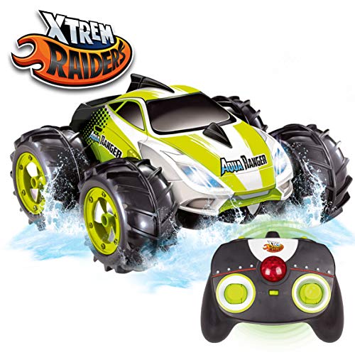 Xtrem Raiders - Aqua Ranger, Coche Teledirigido Niño Y Niña, Coches Teledirigidos para Niños, Radio Control RC, Anfibio, Gira 360º, Ruedas Off-Road, Regalos Divertidos