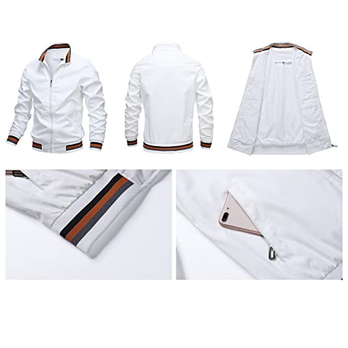 XVBMDS Chaqueta De Hombre, Traje De Vuelo, Sudadera para MV, Abrigo Estampado, Cremallera, Resistente Al Viento, Ropa De Ciclismo, Regalo para Adolescentes-E||XL