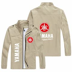 XVBMDS Chaquetas para Hombres Ropa De Ciclismo para La Yamaha Abrigo Deportivo A Prueba De Viento Al Aire Libre Primavera Otoño Sudadera De Ocio con Bolsillo con Cremallera De Fácil Acceso-A||M