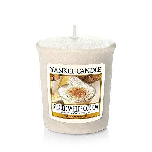 YANKEE CANDLE Especias Cacao blanca Moccolo vela perfumada Para