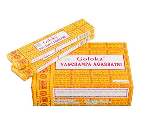 YesMandala Incienso Goloka Nag Champa, 12 Cajas