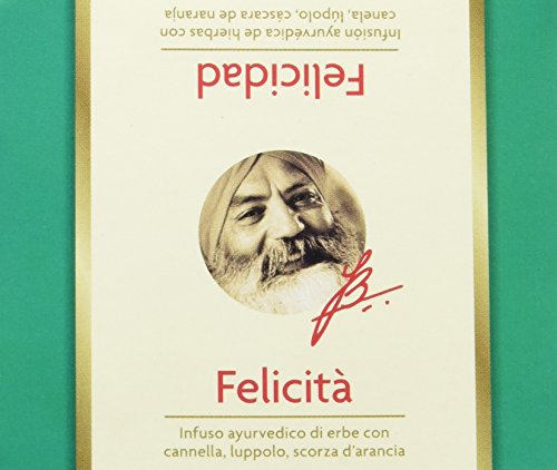 Yogi Tea - Felicidad, Infusión Ayurvédica de Hierbas con Canela, Lúpulo y Cáscara de Naranja - 17 Bolsitas, 34g