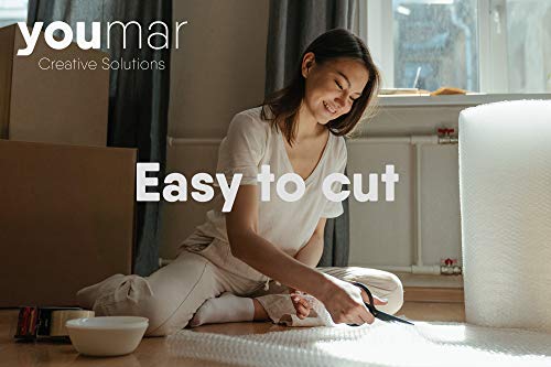 Youmar Solutions - Rollo De Plástico De Burbujas (0,5 Metro Ancho 25 Metros largo) Para Envolver Productos Frágiles En Transportes y Mudanzas. Alta Protección.Calidad Europea. (ESTANDAR)