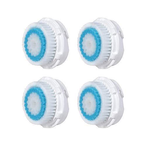 YUEKUN Cabezales De Cepillo De Limpieza Facial para Poros Profundos De Repuesto para MIA 1, Mia2, Mia3 (Aria), Perfil Inteligente, Alpha Fit, Pro, Plus Y Sistemas De Limpieza De Radiación (2 PCS)