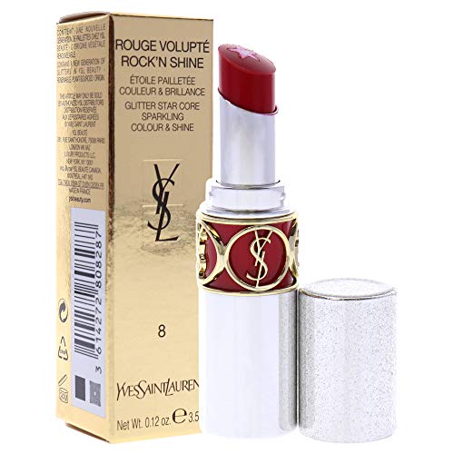 Yves Saint Laurent Rouge Voluptã‰ Rock'N Shine Lipstick #8-Rock'N Red 4 ml