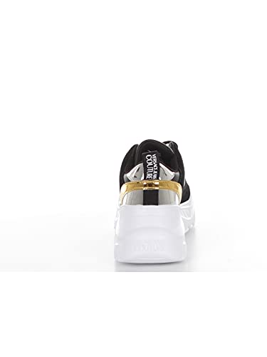 Zapatos Mujeres Sneakers VERSACE JEANS COUTURE Speedtrack Mirror Negro