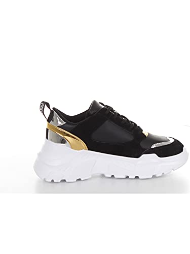 Zapatos Mujeres Sneakers VERSACE JEANS COUTURE Speedtrack Mirror Negro