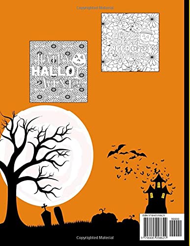 Zara Halloween Quotes Coloring Book: Adults Coloring Book Inspirational Halloween Quotes and Saying Positive Affirmation for Adults I Good Vibes ... Spooky Halloween Theme Designs for Teens and