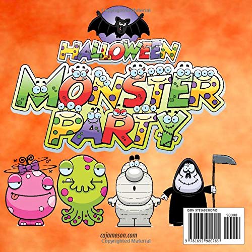 Zara's Halloween Monster Party Coloring Book (ZARA BOOKS - Personalized for Zara, the Star of Every Book!)