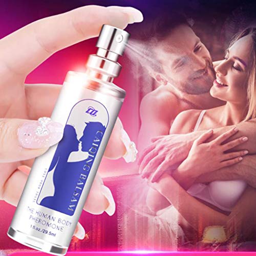 zkm 29.5ml Perfume de Feromona para Hombre Mujer Sexo Pasión Coquetear Emociones corporales Spray Atractivo Afrodisíaco Líquido Rosa