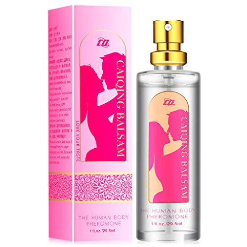 zkm 29.5ml Perfume de Feromona para Hombre Mujer Sexo Pasión Coquetear Emociones corporales Spray Atractivo Afrodisíaco Líquido Rosa