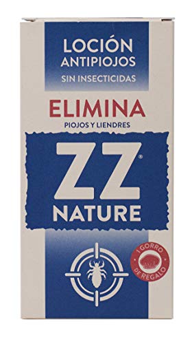 ZZ Loción Capilar Antipiojos, sin Insecticidas, Elimina Piojos y Liendres, Apto para Toda la Familia, Niños a Partir de 2 Años