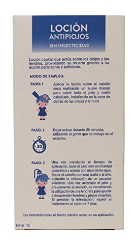 ZZ Loción Capilar Antipiojos, sin Insecticidas, Elimina Piojos y Liendres, Apto para Toda la Familia, Niños a Partir de 2 Años