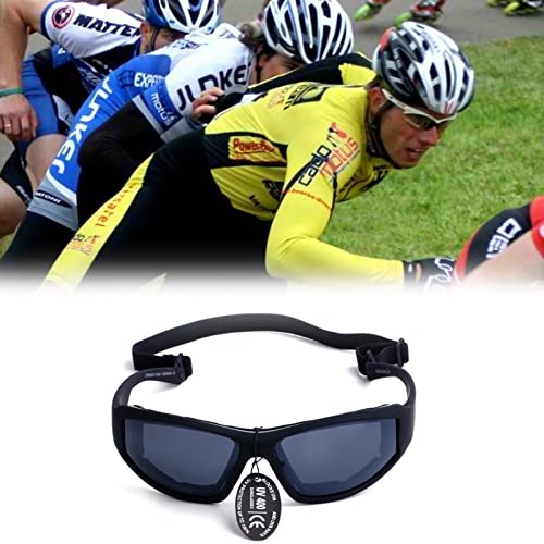 1 Pieza Gafas de Esquí Gafas de Ventisca Gafas Moto Uv400 Ajustable Gafas de Sol a Prueba de Polvo a Prueba de Viento Antiniebla para Varios Deportes Al Aire Libre Motocicleta Bicicleta Deportes Caza