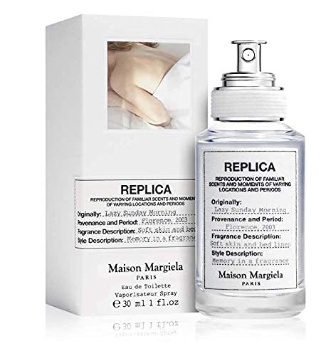 100% auténtico Maison Margiela Replica Lazy Sunday Morning 30ml edt + 3 muestras de nicho - Gratis