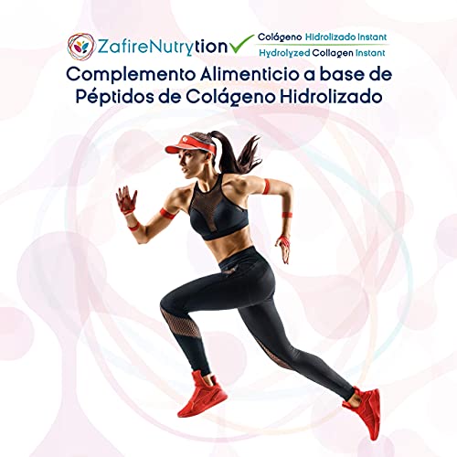 100% COLÁGENO Instant Zafire Nutrytion (30 sobres de 10g). Complemento alimenticio con Colágeno hidrolizado de rápida absorción.