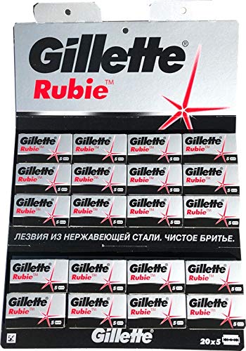 100 Cuchillas de afeitar Gillẹtte Rubie Platinum