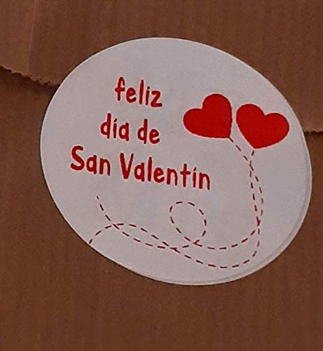 100 Etiquetas adhesivas especial San Valentín