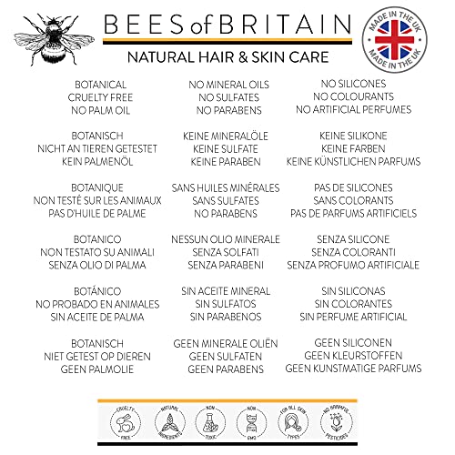 100% Natural ARCILLA DE CALCIO BENTONITA - 454g de BEES of BRITAIN - GRADO COSMÉTICO Reduce Granos, Imperfecciones y Poros. Elimina Impurezas. Donamos el 5% de Ganancias Para Ayudar Salvar Abejas.