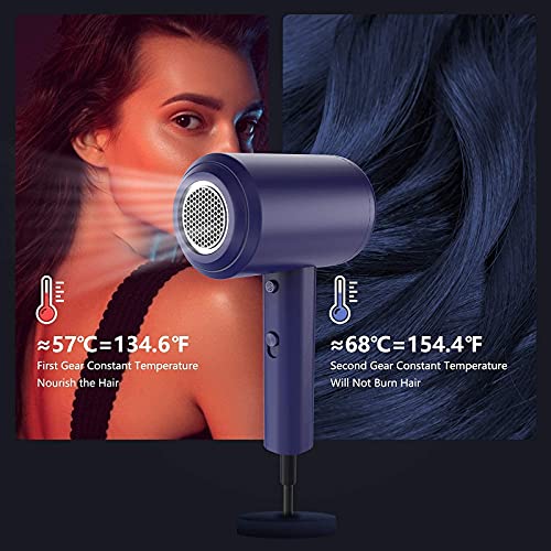 1800W Secador de Pelo Iónico,POWERAXIS Secador Pelo Profesional de Salón Viaje con 3 Ajustes de Frío / Calor,3 Accesorios de Peinado para Mujeres,Hombres,Niños,Cuidado del Cabello