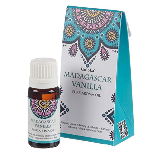 2 X Aceite Aromático Puro Vainilla Madagascar Goloka Pure Aroma Esencia Quemar