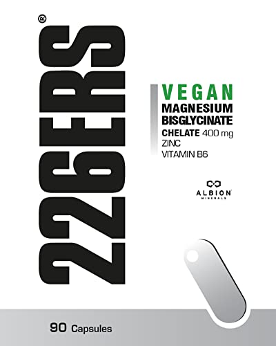 226ERS Vegan Magnesium - Magnesio Quelado, Zinc y Vitamina B6 - 90 cápsulas