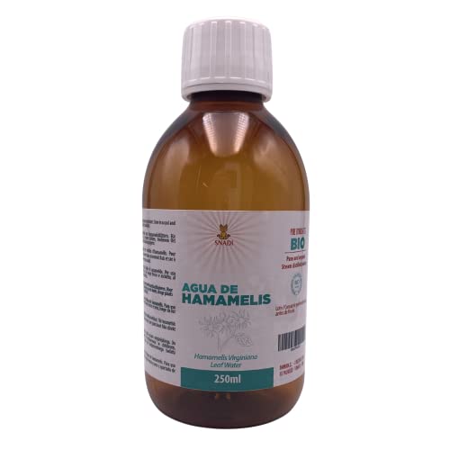 250 ml - Agua de Hamamelis - BIO. Hidrolato de Hamamelis, trata las varices y actúa como cicatrizante, antiinflamatorio e hidratante para la piel