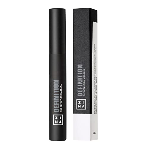 3ina 3INA Makeup – Vegano – Sin crueldad – The Definition Mascara 900 – Máscara para máxima definición y longitud extra – Máscara de larga duración – con extracto vegetal – Negro 9,5 ml