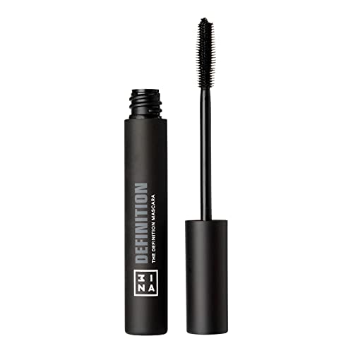 3ina 3INA Makeup – Vegano – Sin crueldad – The Definition Mascara 900 – Máscara para máxima definición y longitud extra – Máscara de larga duración – con extracto vegetal – Negro 9,5 ml