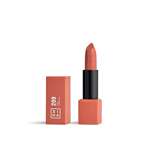 3INA MAKEUP - Vegano - Sin crueldad - El lápiz labial 234 - Lápiz labial rojo claro - Lápiz labial duradero 5h - altamente pigmentado - Mate - Perfumado de vainilla - Lápiz labial con tapa magnética