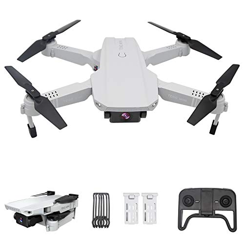 3T6B Mini RC Drone con Cámara 4K, Dual Cámara Posicionamiento de Flujo óptico, Fotografía de Gestos con Las Manos, Modo MV, Flips 3D, 2 Baterías Vuelo de 24 Minutos, Drones Principiantes