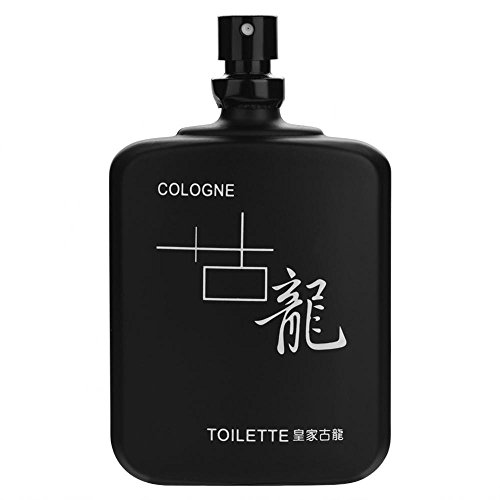 50ml Hombres Colonia Perfumes Fragancias Maduro Caballero Tentaciones Botella de perfume sexy(negro)