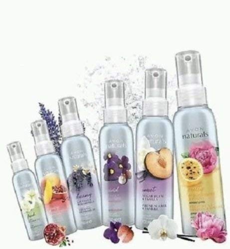 6 aerosoles Avon Naturals para el hogar, para telas, esencias aromáticas naturales, fragancias varias de Avon, 100 ml