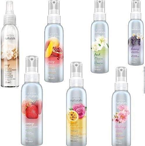 6 aerosoles Avon Naturals para el hogar, para telas, esencias aromáticas naturales, fragancias varias de Avon, 100 ml