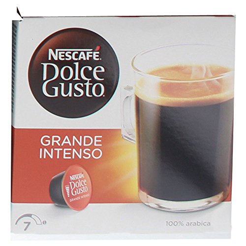 80 x Nescafé Dolce Gusto Caffè Grande Intenso, Cápsulas de Café, Paquete Grande