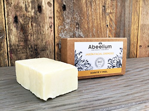 Abeelium Jabon Facial Cremoso Karité y Miel - 100 g