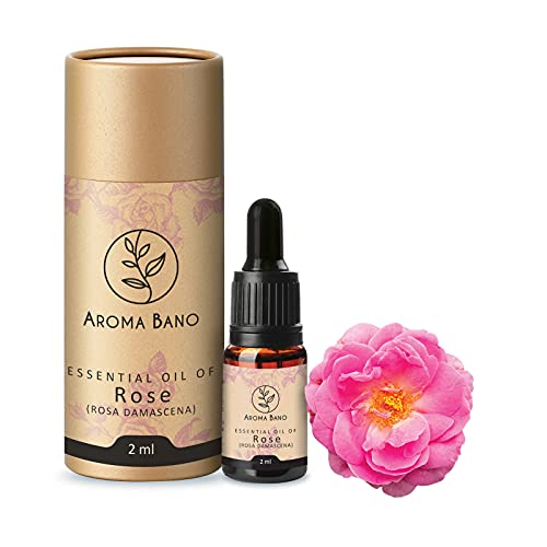 Aceite de Rosa Damasco- Aceites Esenciales 2ml- Sabor Natural- Aceite Esencial 100% Puro- Multipropósito con Muchos Beneficios- En Envase Eleganto Con Contagucce- (ACEITE DE ROSA DE DAMASCEN, 2ML)