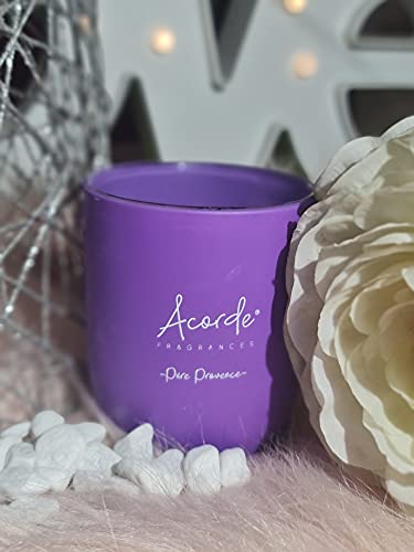 Acorde Velas Aromaticas. Velas Perfumadas para Decoracion Hogar. Velas Grandes para Aromaterapia. Gran Variedad de Velas esotericas, Bonitas, antitabaco, Naturales, de relajacion (Lavanda)