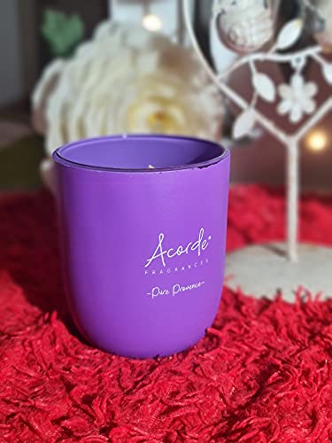 Acorde Velas Aromaticas. Velas Perfumadas para Decoracion Hogar. Velas Grandes para Aromaterapia. Gran Variedad de Velas esotericas, Bonitas, antitabaco, Naturales, de relajacion (Lavanda)