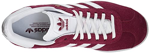 Adidas Gazelle, Zapatillas Hombre, Rojo (Collegiate Burgundy/Footwear White/Footwear White 0), 44 EU