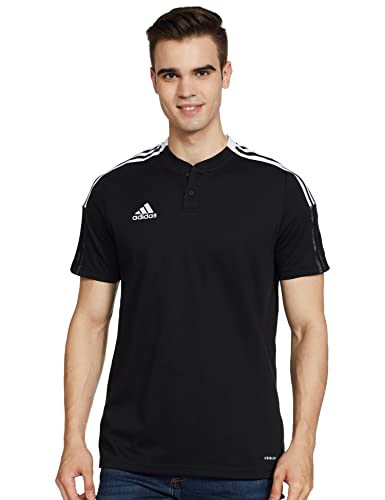 adidas GM7367 TIRO21 Polo Polo Shirt Mens Black M