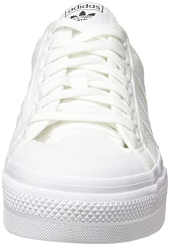 adidas Nizza Platform, Zapatillas Mujer, Cloud White/Cloud White/Cloud White, 38 2/3 EU